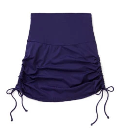 Anne Cole - Super High Waist Skirt -Chic Swimwear Shop 17mb41701 navy 073 2