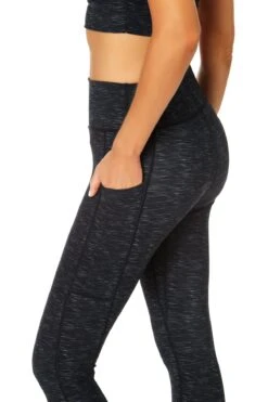 Anne Cole Active - Women's High Waist 7/8 Legging -Chic Swimwear Shop 21MB377 HEATHER 508