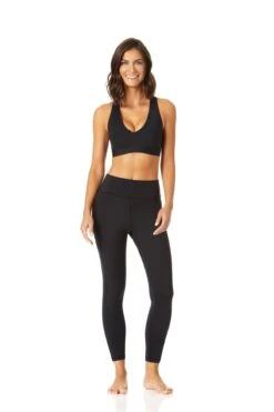 Anne Cole Active - Women's X Back Max Support Bra Top 16 Anne Cole Active - Women's X Back Max Support Bra Top -Chic Swimwear Shop 21MT116 21MB377 BLACKNOIRE 124