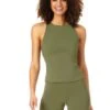 Anne Cole Active - Women's High Neck Racer Back Tank Top -Chic Swimwear Shop 21MT236 21MB377 GREENGOOSE 3350 ccexpress 1