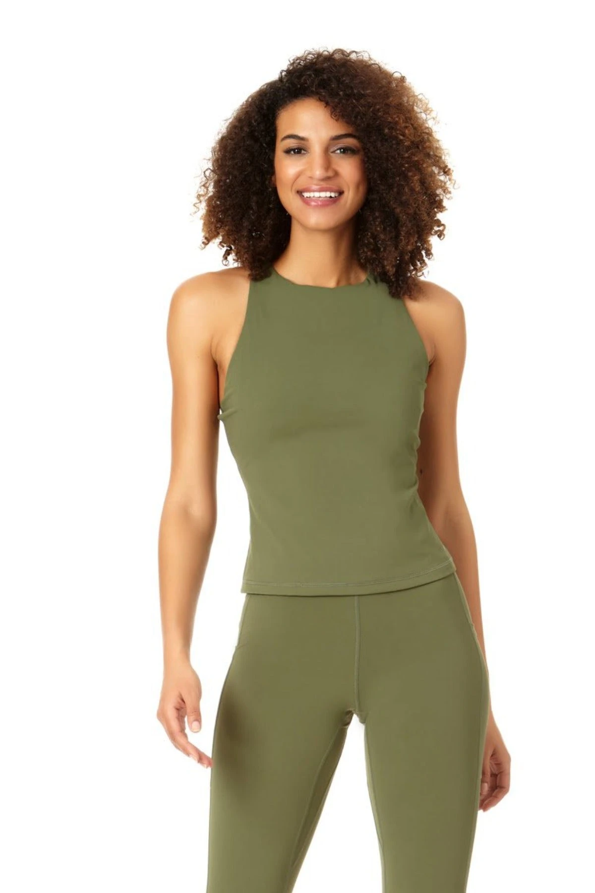 Anne Cole Active - Women's High Neck Racer Back Tank Top 3 Anne Cole Active - Women's High Neck Racer Back Tank Top