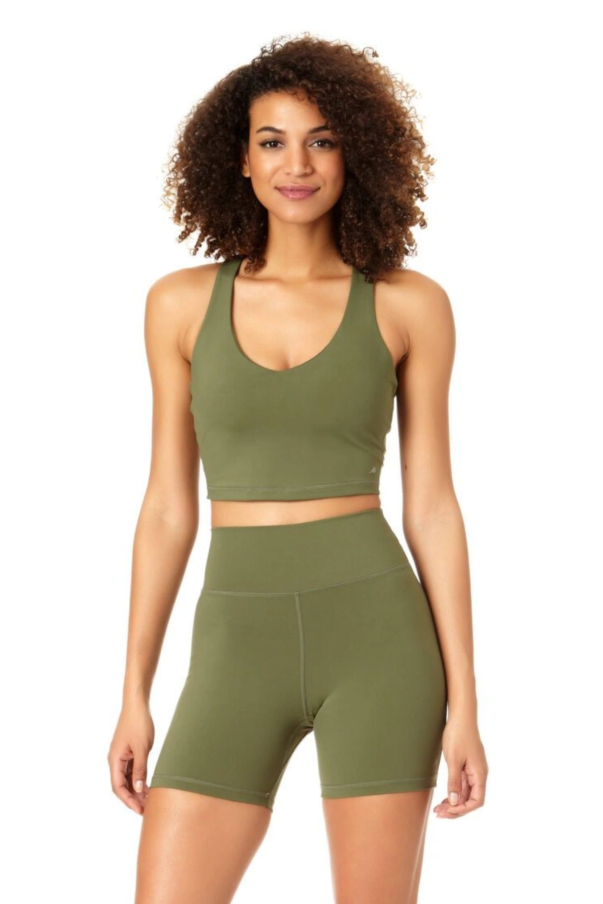 Anne Cole Active - V Neck Crop Top 3 Anne Cole Active - V Neck Crop Top