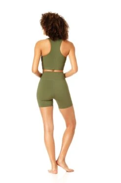 Anne Cole Active - V Neck Crop Top 11 Anne Cole Active - V Neck Crop Top -Chic Swimwear Shop 21MT239 21MB378 GREENGOOSE 3822