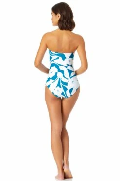 Anne Cole - Twist Front Shirred One Piece Swimsuit -Chic Swimwear Shop 22MO00566 TEPT 3508 ccexpress