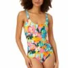 Anne Cole - Scoop Neck Shirred One Piece Swimsuit -Chic Swimwear Shop 22MO05312 MULT 2402