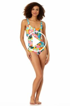 Anne Cole - Scoop Neck Shirred One Piece Swimsuit 11 Anne Cole - Scoop Neck Shirred One Piece Swimsuit -Chic Swimwear Shop 22MO05312 MULT 2402 a17d8042 69e0 4c97 88f8 6b192a0c330d