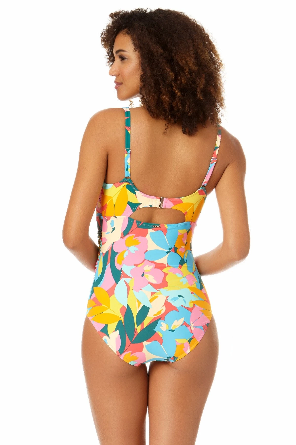 Anne Cole - Scoop Neck Shirred One Piece Swimsuit 4 Anne Cole - Scoop Neck Shirred One Piece Swimsuit - Image 2