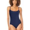 Anne Cole - Long Torso Lingerie Maillot One Piece Swimsuit 1 Anne Cole - Long Torso Lingerie Maillot One Piece Swimsuit -Chic Swimwear Shop 22MO05357 nvy 322 ccexpresscopy
