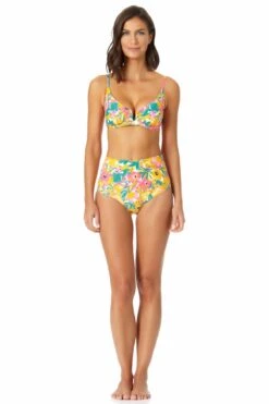 Anne Cole - V Wire Underwire Bikini Swim Top 9 Anne Cole - V Wire Underwire Bikini Swim Top -Chic Swimwear Shop 22MT11013 22MB36013 MULT 1237