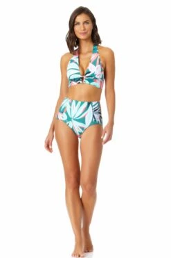 Anne Cole - Halter Bikini Top -Chic Swimwear Shop 22MT11216 22MB33616 MULT 2406