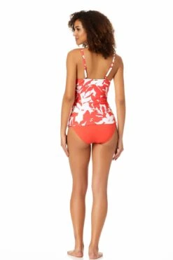 Anne Cole - Retro Twist Front Underwire Tankini Swim Top -Chic Swimwear Shop 22MT23418 MYMB36001 JCY 3