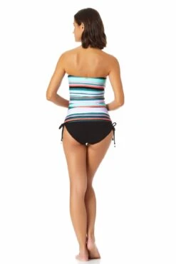 Anne Cole - Twist Front Bandeaukini Swim Top 13 Anne Cole - Twist Front Bandeaukini Swim Top -Chic Swimwear Shop 22MT25017 MYMB30001 BLK 4