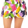 Anne Cole Plus - Soft Band Skirted Swim Bottom 2 Anne Cole Plus - Soft Band Skirted Swim Bottom -Chic Swimwear Shop 22PB41680 MULT 106 FRONT