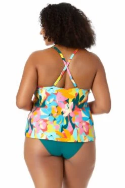 Anne Cole Plus - Easy Triangle Bikini Swim Top 8 Anne Cole Plus - Easy Triangle Bikini Swim Top -Chic Swimwear Shop 22PT224112 MYPB36001 MULT 1