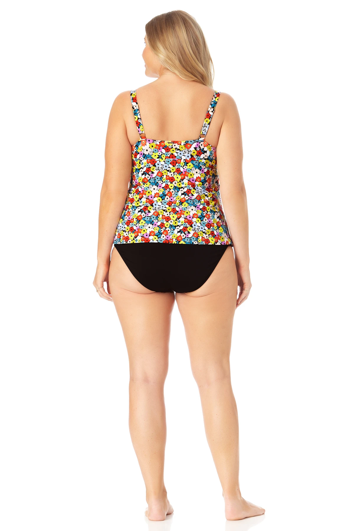 Anne Cole Plus - Twist Front Underwire Tankini Swim Top 6 Anne Cole Plus - Twist Front Underwire Tankini Swim Top - Image 4