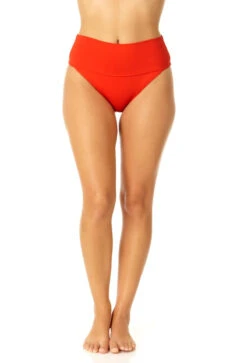 Anne Cole - Soft Band High Waist Swim Bottom -Chic Swimwear Shop 23MB37401 SPCE 894 2