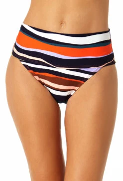 Anne Cole - Women's Banded Mid Rise Bikini Swim Bottom