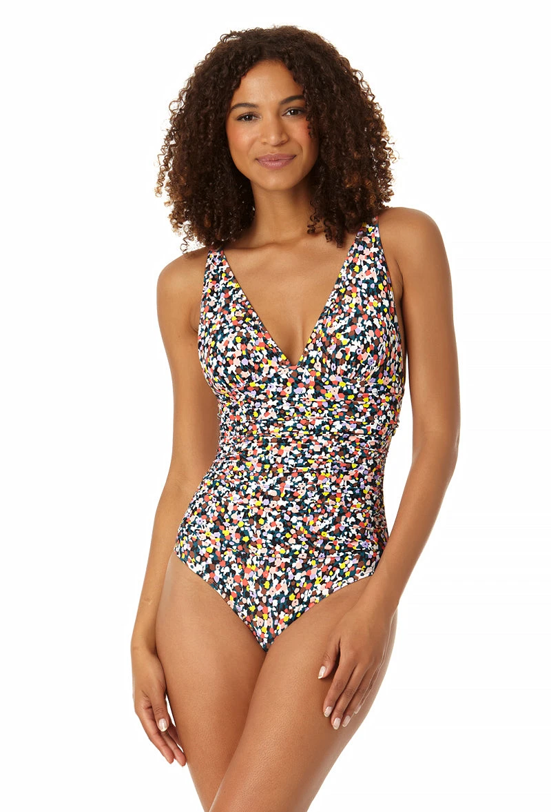 Anne Cole - Women's Soft Band Shirred One Piece Swimwsuit 3 Anne Cole - Women's Soft Band Shirred One Piece Swimwsuit