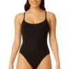 Anne Cole - Vintage High Leg Maillot One Piece -Chic Swimwear Shop 23MO03801 BLK 16