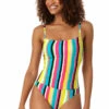 Anne Cole - Women's Shirred Lingerie Maillot One Piece Swimsuit -Chic Swimwear Shop 23MO05784 MULT 1854 FRONT
