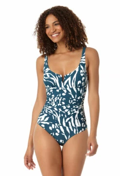 Anne Cole - Women's V-Wire One Piece Swimsuit