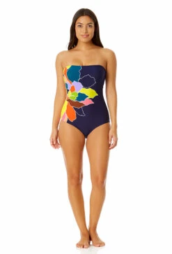 Anne Cole - Women's Classic Strapless One Piece Swimsuit -Chic Swimwear Shop 23MO09950 MULT 1275
