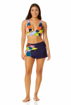 Anne Cole - Women's Soft Band Shirred Bralette Bikini Top 12 Anne Cole - Women's Soft Band Shirred Bralette Bikini Top -Chic Swimwear Shop 23MT10450 MULT 23MB41950 MULT 1199