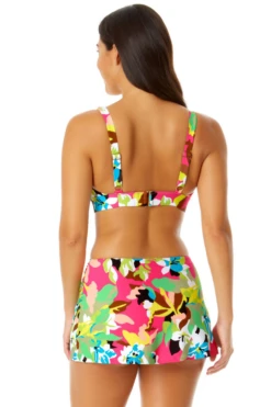 Anne Cole - Women's Asymmetric Ring Bralette Bikini Top -Chic Swimwear Shop 23MT13165 MULT 23MB41965 MULT 690 2