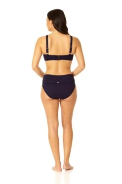 Anne Cole - Women's Ring Strap Bandeau Swim Top -Chic Swimwear Shop 23MT13201 NAVY 23MB37401 NAVY 803 3