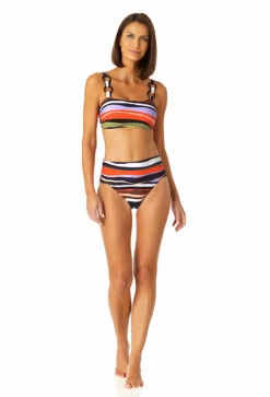 Anne Cole - Women's Ring Strap Strapless Bandeau Swim Top 9 Anne Cole - Women's Ring Strap Strapless Bandeau Swim Top -Chic Swimwear Shop 23MT13285 MULT 23MB37485 MULT 1505