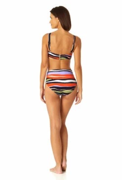 Anne Cole - Women's Ring Strap Strapless Bandeau Swim Top 11 Anne Cole - Women's Ring Strap Strapless Bandeau Swim Top -Chic Swimwear Shop 23MT13285 MULT 23MB37485 MULT 1537