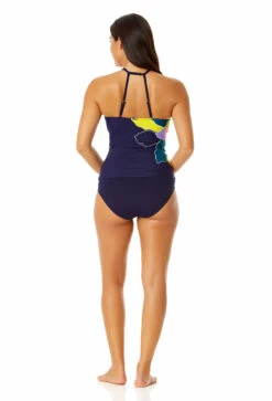 Anne Cole - Women's High Neck Tankini Top 8 Anne Cole - Women's High Neck Tankini Top -Chic Swimwear Shop 23MT20650 MULT MYMB36001 NAVY 1326