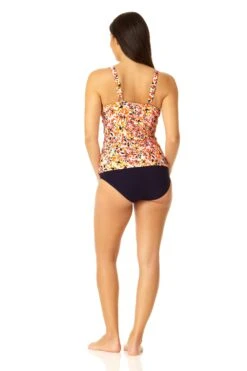 Anne Cole - Women's Retro Twist Front Underwire Tankini Swim Top 17 Anne Cole - Women's Retro Twist Front Underwire Tankini Swim Top -Chic Swimwear Shop 23MT23421 MULT MYMB36001 NAVY 235 7