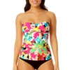 Anne Cole - Women's Twist Front Bandeaukini Swim Top 2 Anne Cole - Women's Twist Front Bandeaukini Swim Top -Chic Swimwear Shop 23MT25065 MULT MYMB36001 BLK 864 5