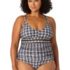 Anne Cole Plus - Women's Trim Triangle One Piece Swimsuit