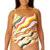 Anne Cole Plus - Women's Shirred Lingerie Maillot One Piece Swimsuit -Chic Swimwear Shop 23PO05722 MULT 875 5
