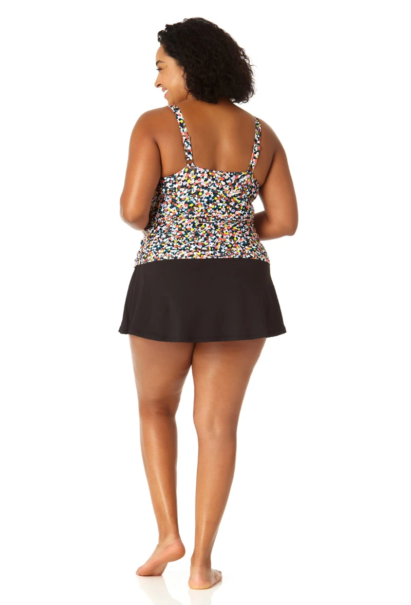 Anne Cole Plus - Women's Twist Front Underwire Tankini Swim Top 7 Anne Cole Plus - Women's Twist Front Underwire Tankini Swim Top - Image 5