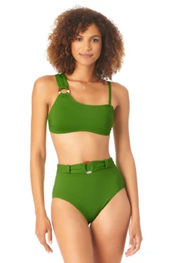 Anne Cole - Women's Asymmetrical Bandeau Bikini Swim Top