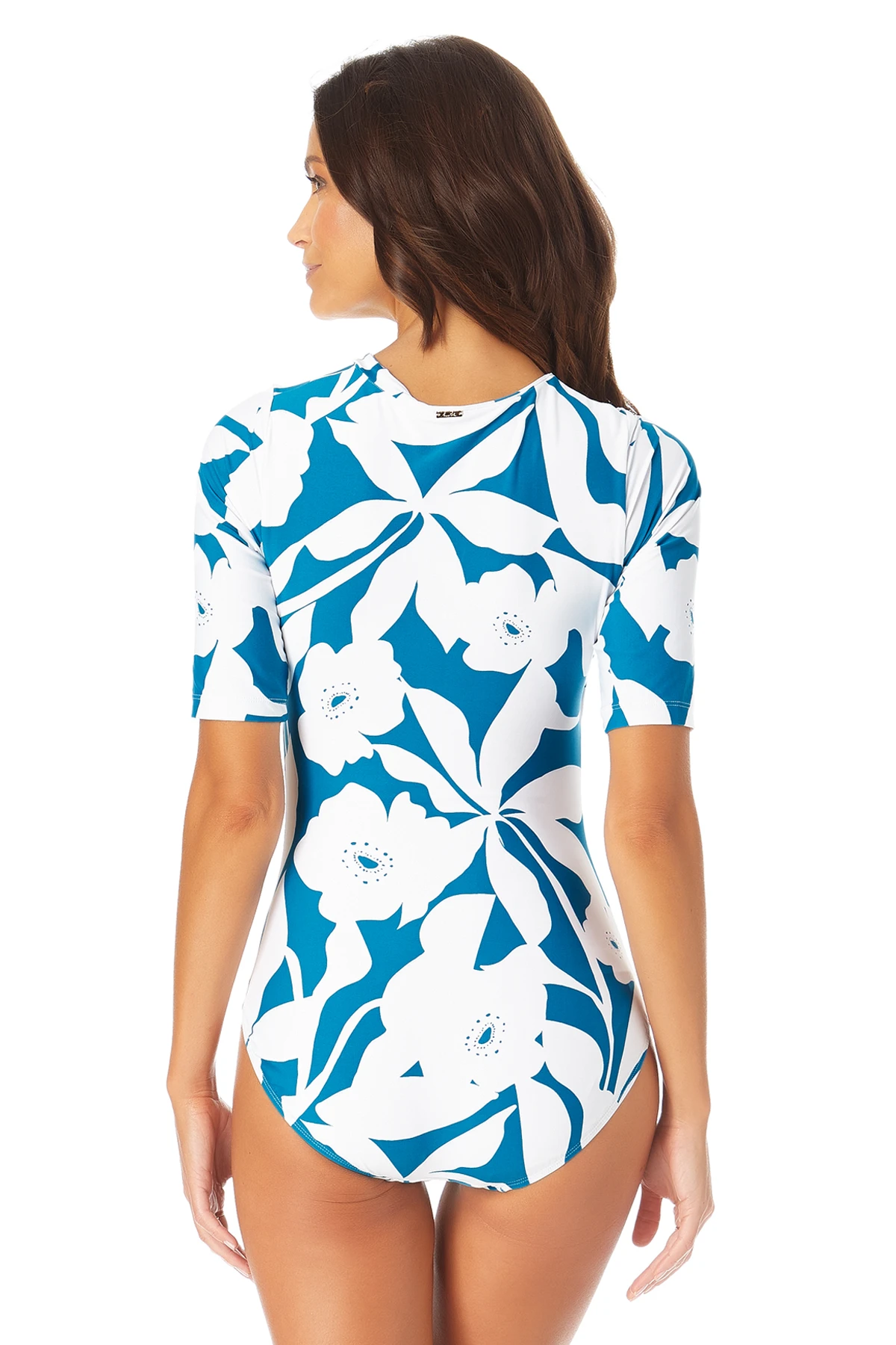 Anne Cole - Half Zip Front Rash Guard One Piece Swimsuit 4 Anne Cole - Half Zip Front Rash Guard One Piece Swimsuit - Image 2