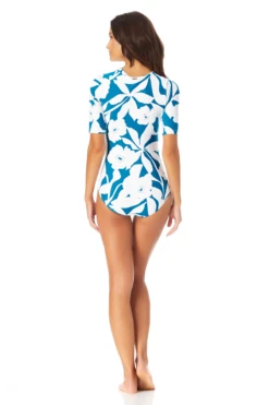 Anne Cole - Half Zip Front Rash Guard One Piece Swimsuit 9 Anne Cole - Half Zip Front Rash Guard One Piece Swimsuit -Chic Swimwear Shop AnneCole HalfZipFrontRashGuardOnePieceSwimsuit 126 22MO08266 TEPT jpg