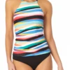 Anne Cole - High Neck Tankini Top -Chic Swimwear Shop AnneCole HighNeckTankiniTop 662 21MT20686 BLK FRONT jpg