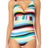 Anne Cole - Over The Shoulder V Neck One Piece Swimsuit 1 Anne Cole - Over The Shoulder V Neck One Piece Swimsuit -Chic Swimwear Shop AnneCole OverTheShoulderVNeckOnePieceSwimsuit 795 21MO02286 MULT FRONT jpg