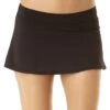 Anne Cole - Classic Skirt Swim Bottom 1 Anne Cole - Classic Skirt Swim Bottom -Chic Swimwear Shop AnneCole Resort Classic Skirt Swim Bottom 1490 MYMB40001 BLK FRONTBOTTOM jpg