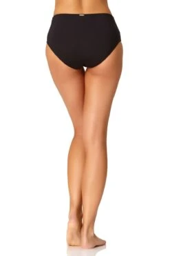 Anne Cole - Mid Rise Bikini Bottom 29 Anne Cole - Mid Rise Bikini Bottom -Chic Swimwear Shop AnneCole Resort Mid Rise Bikini Bottom 215 21MB34301 BLK jpg