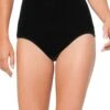 Anne Cole - Tummy Control Swim Bottom -Chic Swimwear Shop AnneCole Resort Tummy Control Swim Bottom MYMB36401 BLK A FRONTBOTTOM jpg