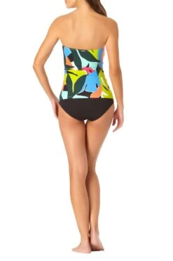 Anne Cole - Twist Front Bandeaukini Swim Top -Chic Swimwear Shop AnneCole Resort Twist Front Bandeaukini Swim Top 195 20MT25028 jpg