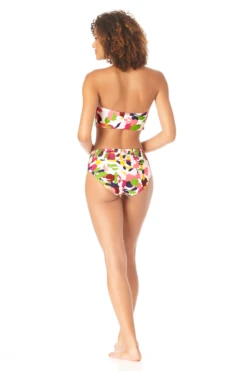 Anne Cole - Women's Smocked Pullover Bikini Swim Top -Chic Swimwear Shop AnneCole SmockedPulloverBikiniSwimTop 227 22MT11163 MULT jpg