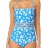 Anne Cole - Trim Bandeau One Piece Swimsuit 2 Anne Cole - Trim Bandeau One Piece Swimsuit -Chic Swimwear Shop AnneCole TrimBandeauOnePieceSwimsuit 1138 21MO05003 blue FRONT jpg