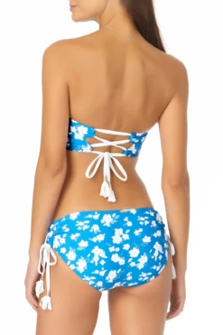 Anne Cole - Twist Front Lace Back Bandeau Bikini Top 16 Anne Cole - Twist Front Lace Back Bandeau Bikini Top -Chic Swimwear Shop AnneCole TwistFrontLaceBackBandeauBikiniTop 965 21MT17103 BLWH BACK jpg