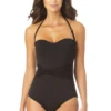 Anne Cole - Twist Mesh Belt Strapless One Piece Swimsuit 2 Anne Cole - Twist Mesh Belt Strapless One Piece Swimsuit -Chic Swimwear Shop AnneCole TwistMeshBeltStraplessOnePieceSwimsuit 851 22MO07601 BLK FRONT jpg